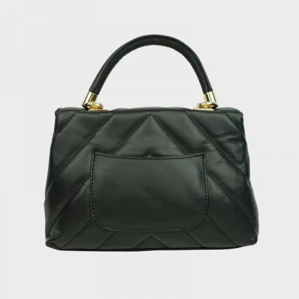 Anais - Sac à main en cuir matelassé... Anais - Sac à main en cuir matelassé...