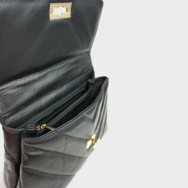 Anais - Sac à main en cuir matelassé... Anais - Sac à main en cuir matelassé...