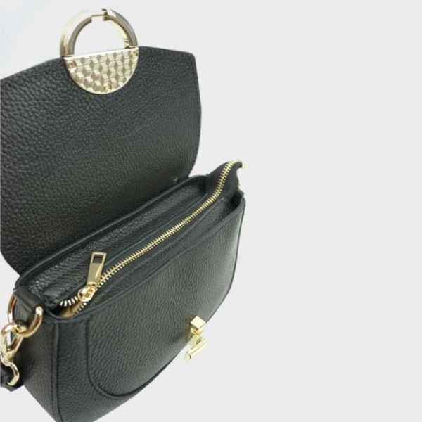 Anais - Petit sac bandoulière en cuir...