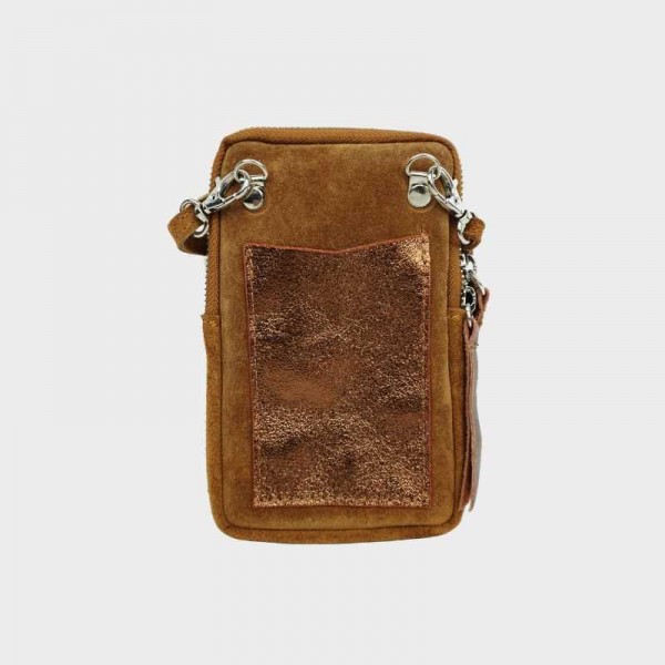 Anais - Pochette téléphone en cuir...