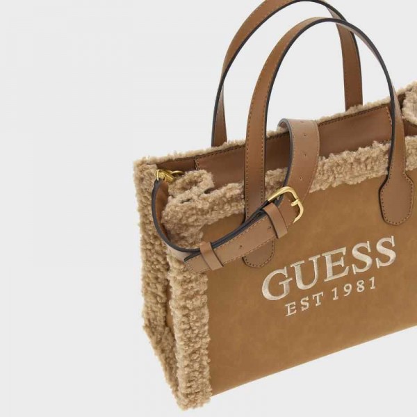 Guess - Sac à main Silvana moumoute