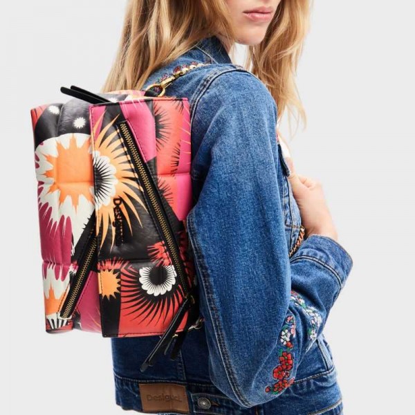 Desigual - Sac porté épaule patchwork... Desigual - Sac porté épaule patchwork...