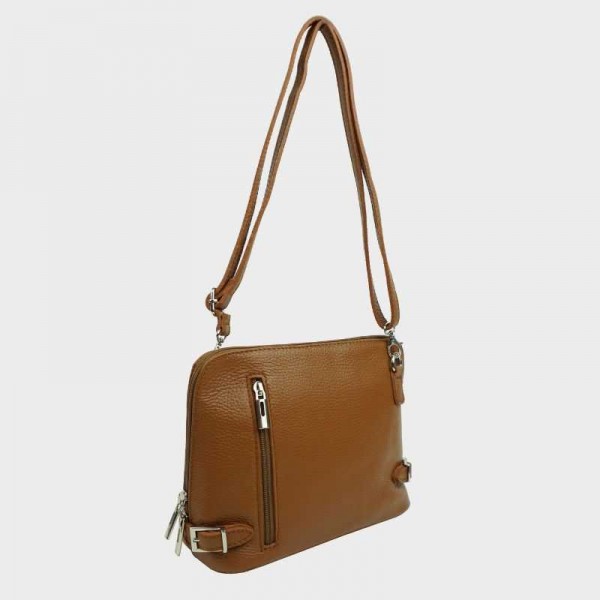 Anais - Sac bandoulière en cuir...