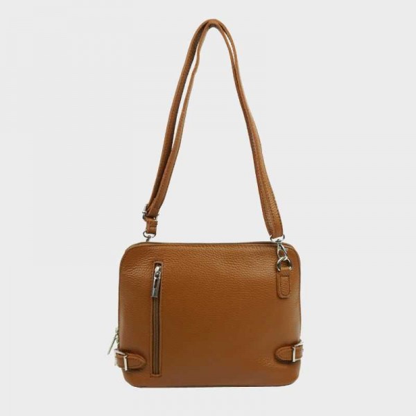 Anais - Sac bandoulière en cuir...