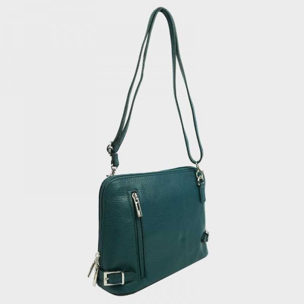 Anais - Sac bandoulière en cuir...