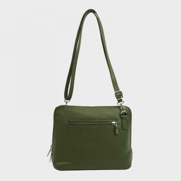 Anais - Sac bandoulière en cuir...