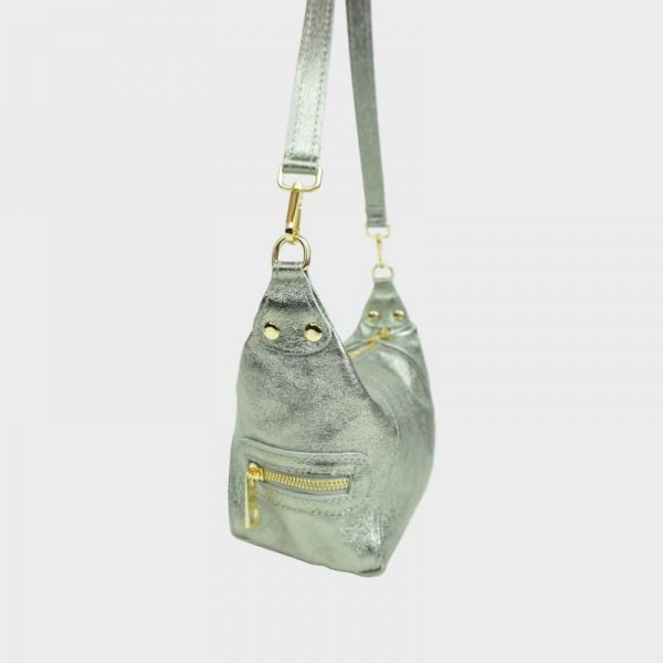 Anais - Sac porté épaule en cuir...