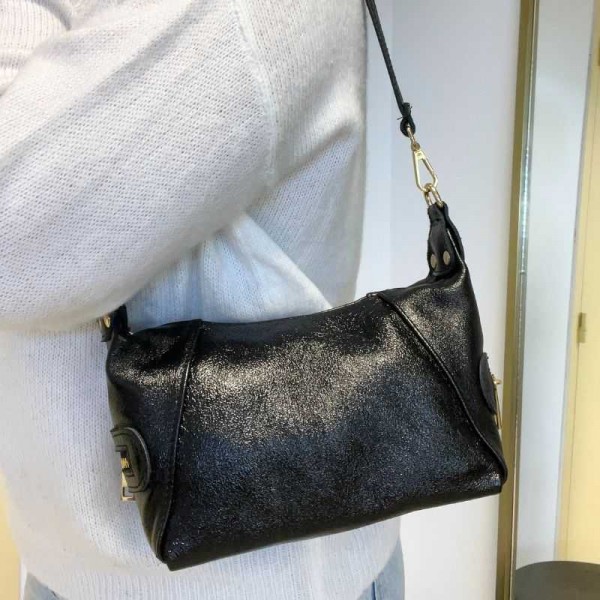 Anais - Sac porté épaule en cuir...