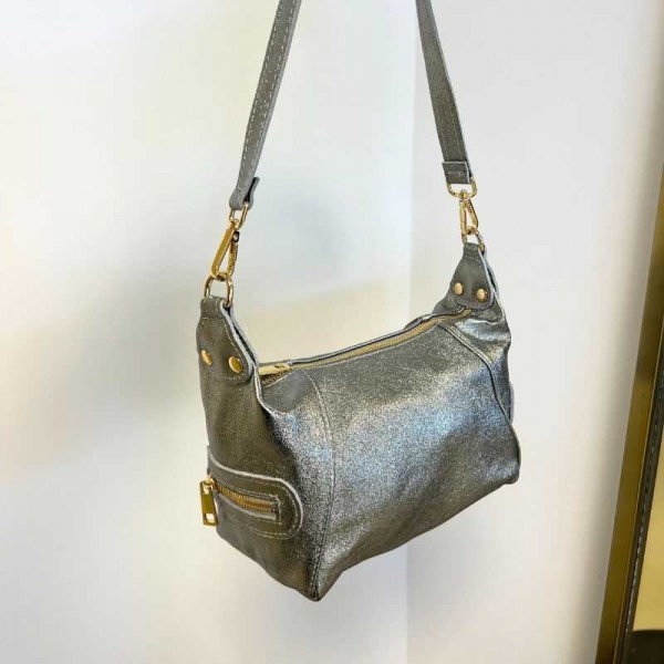 Anais - Sac porté épaule en cuir...