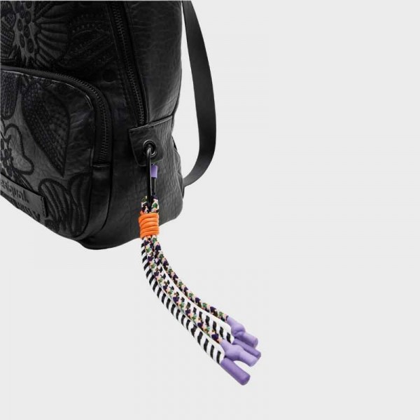 Desigual - Sac à dos broderie fleurs...