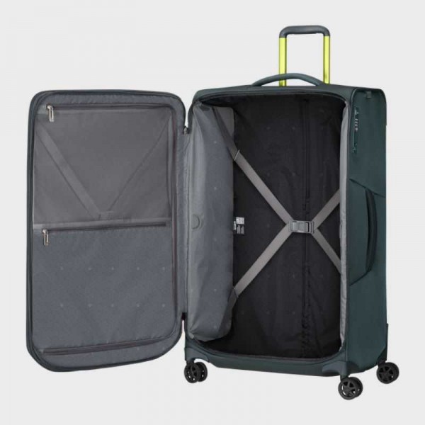 Samsonite - Grande valise en toile... Samsonite - Grande valise en toile...