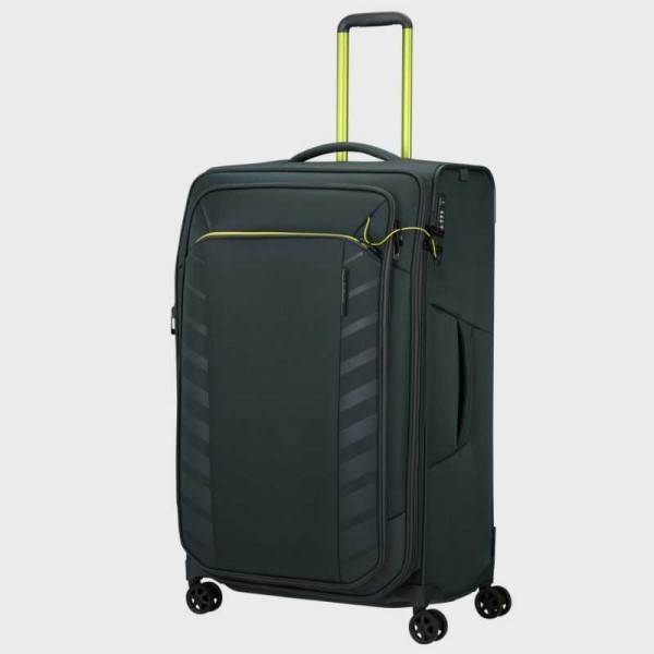 Samsonite - Grande valise en toile... Samsonite - Grande valise en toile...