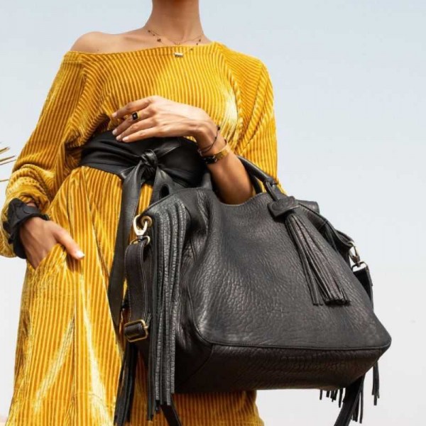 Virginie Darling Sac a main avec franges Baby Darling