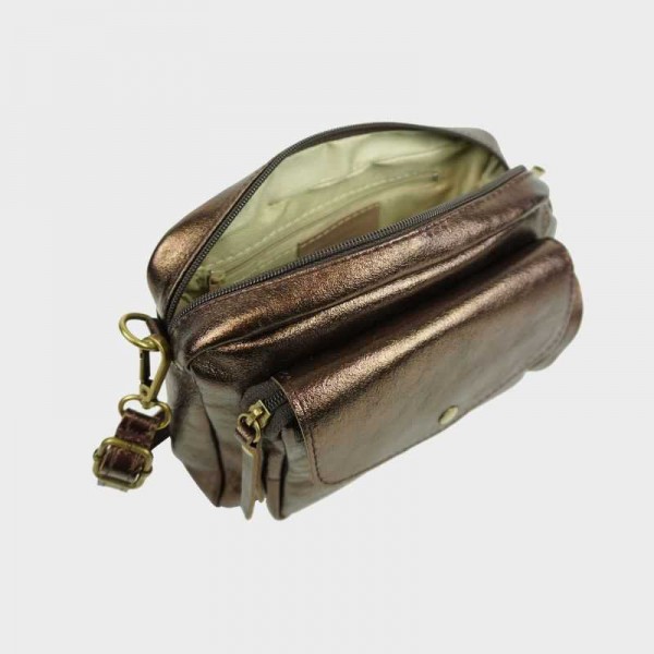 Anais - Sac bandoulière en cuir...