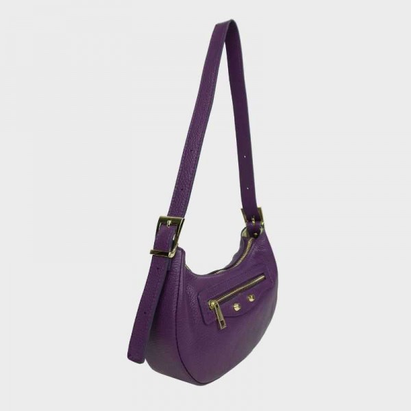 Anais - Sac porté épaule en cuir...