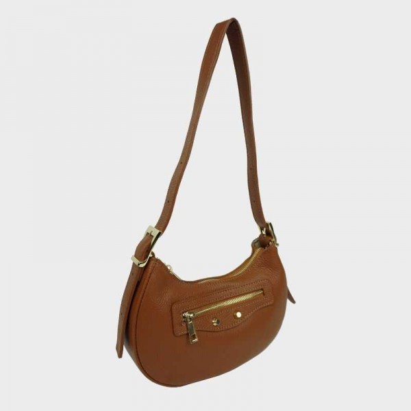 Anais - Sac porté épaule en cuir...