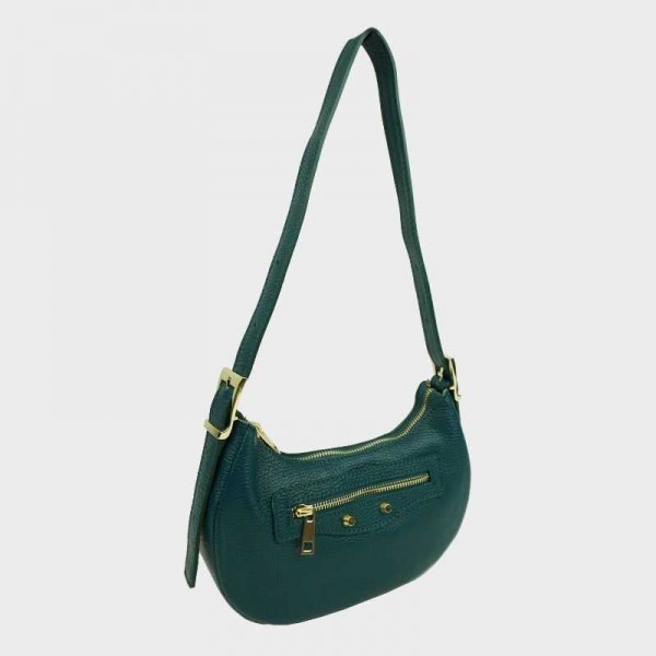 Anais - Sac porté épaule en cuir...