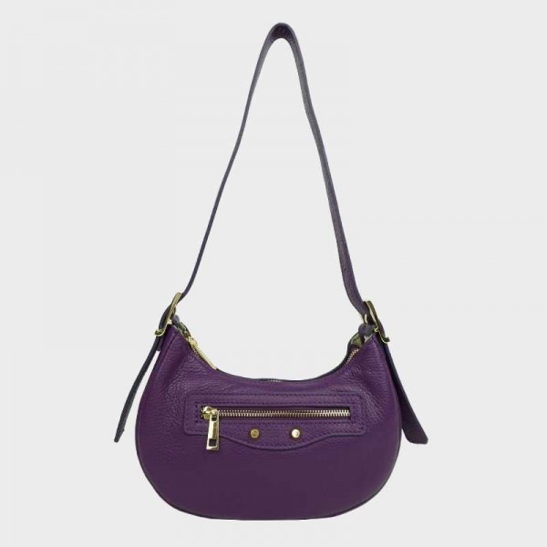 Anais - Sac porté épaule en cuir...