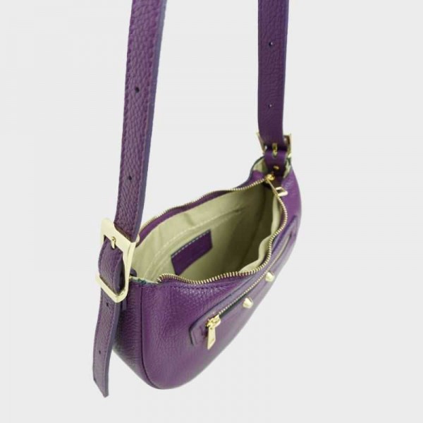 Anais - Sac porté épaule en cuir...