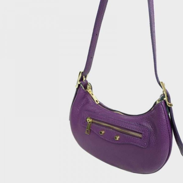 Anais - Sac porté épaule en cuir...