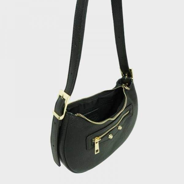 Anais - Sac porté épaule en cuir...