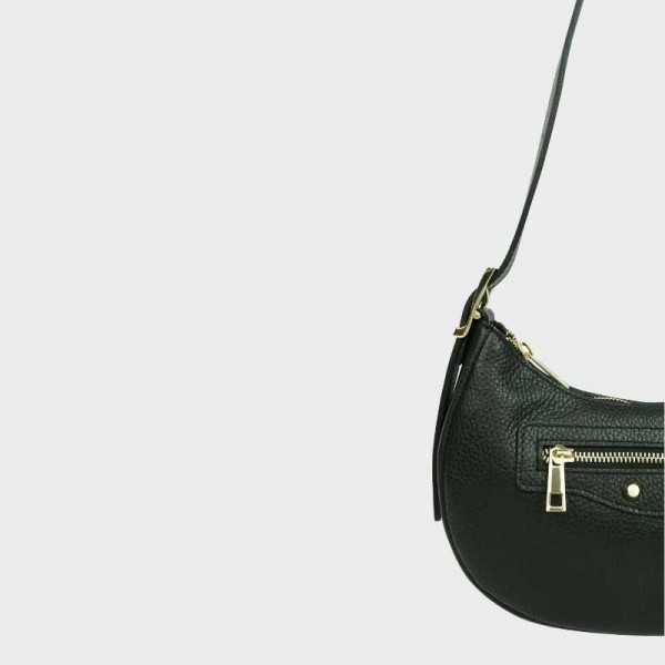 Anais - Sac porté épaule en cuir...