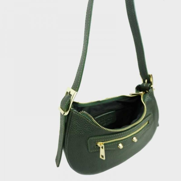 Anais - Sac porté épaule en cuir...