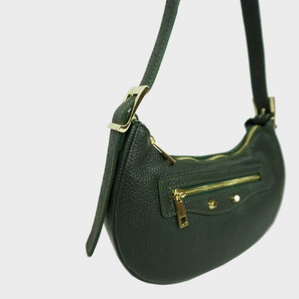 Anais - Sac porté épaule en cuir...