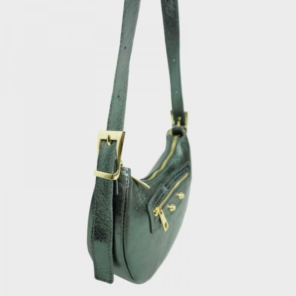 Anais - Sac porté épaule en cuir...