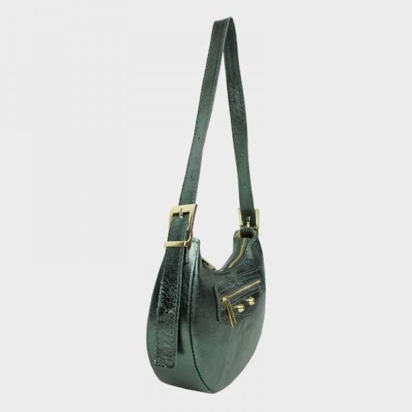 Anais - Sac porté épaule en cuir...