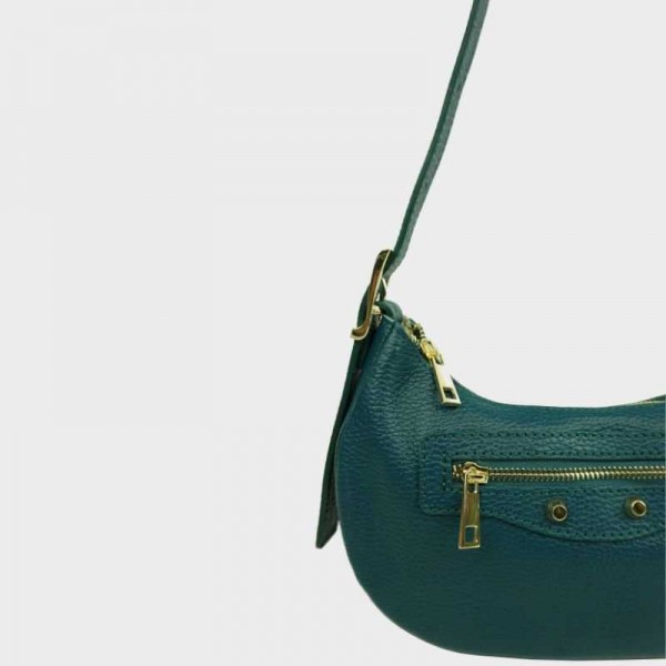 Anais - Sac porté épaule en cuir...