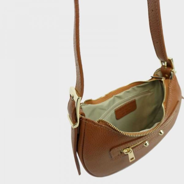 Anais - Sac porté épaule en cuir...