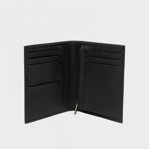 Lancaster - Portefeuille noir en cuir...