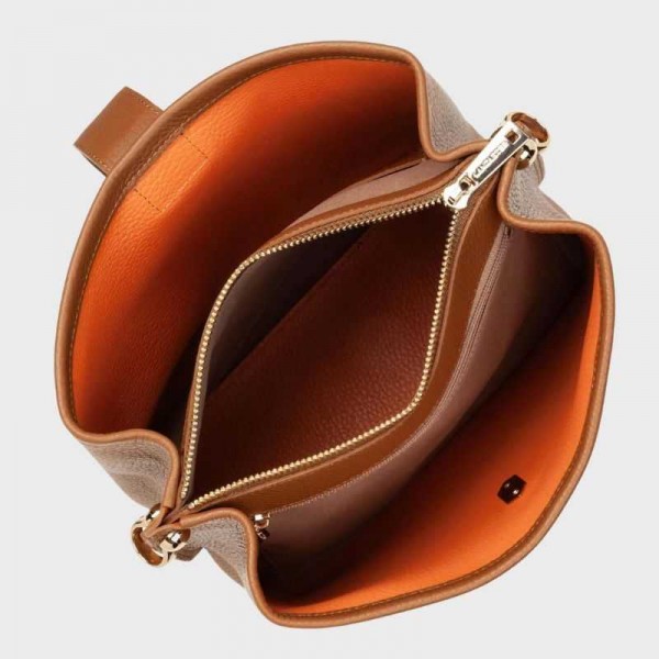 Lancaster - Sac seau en cuir Top... Lancaster - Sac seau en cuir Top...