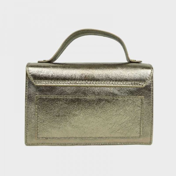 Anais - Sac à main en cuir brillant...