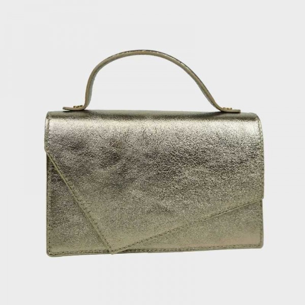 Anais - Sac à main en cuir brillant...