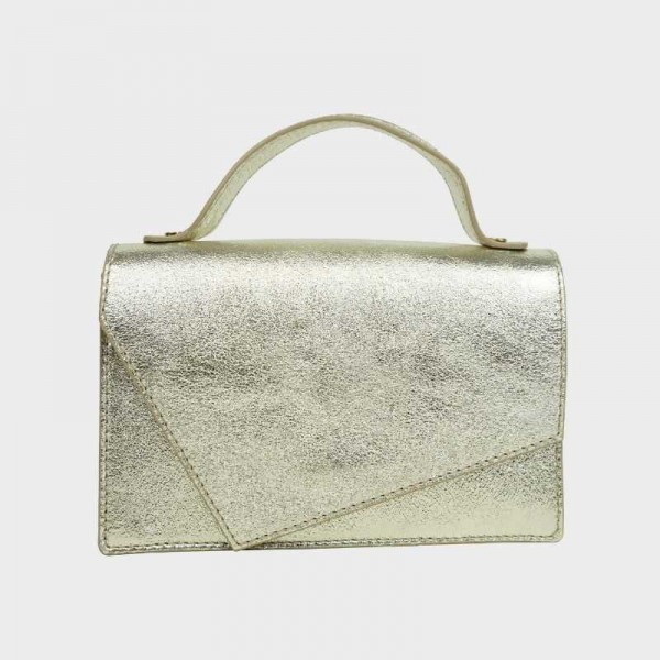 Anais - Sac à main en cuir brillant...