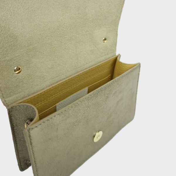 Anais - Sac à main en cuir brillant...