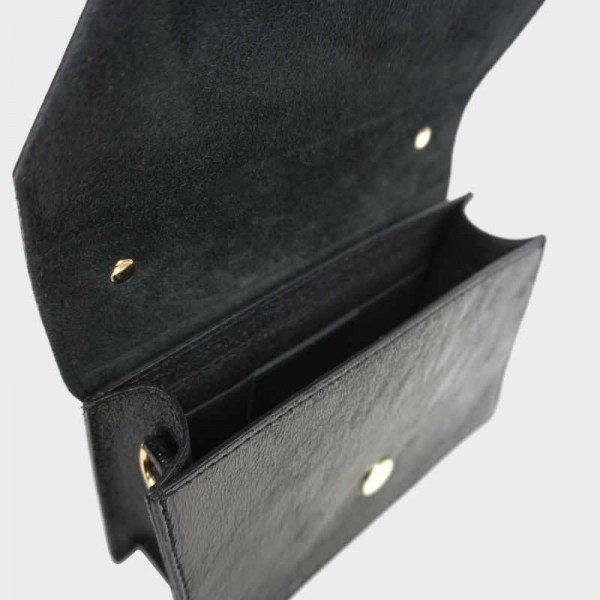 Anais - Sac à main en cuir brillant...