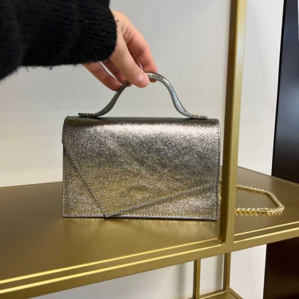 Anais - Sac à main en cuir brillant... Anais - Sac à main en cuir brillant...