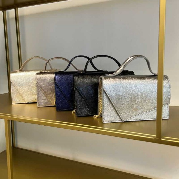 Anais - Sac à main en cuir brillant... Anais - Sac à main en cuir brillant...