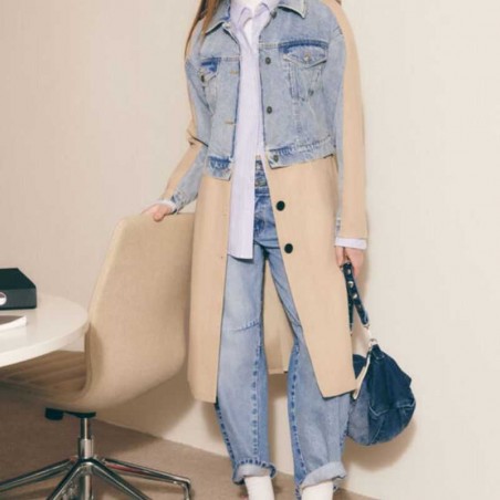 Sac bandoulière denim 24saxd03 Desigual