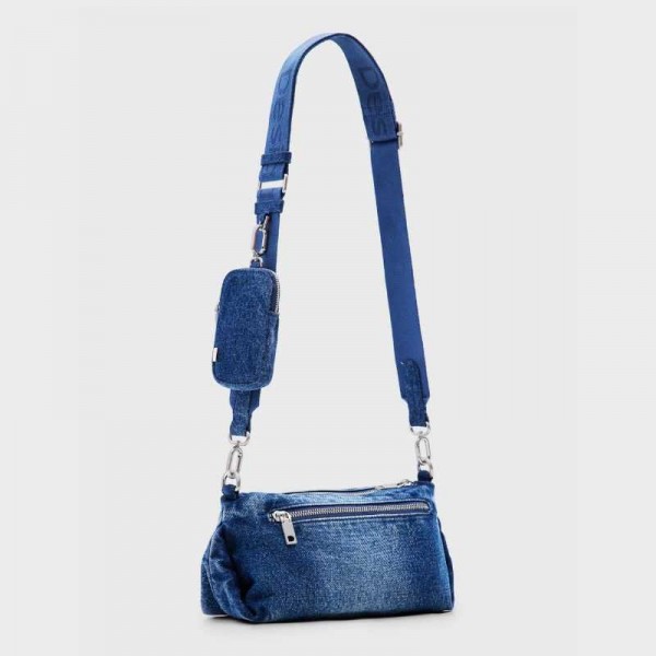 Desigual - Sac bandoulière Denim...