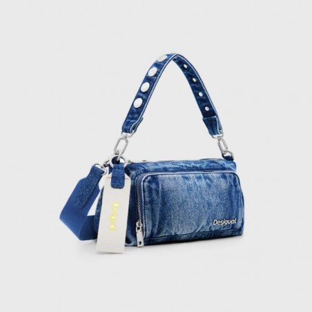 24saxd07 Sac bandoulière en jean Desigual