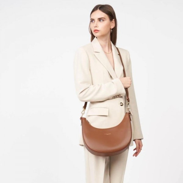 Lancaster - Sac besace en cuir Paris...