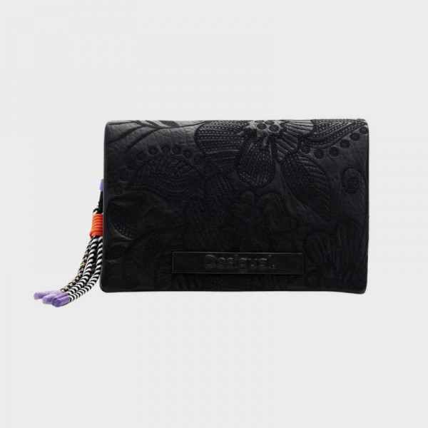 Desigual - Sac bandoulière brodé...