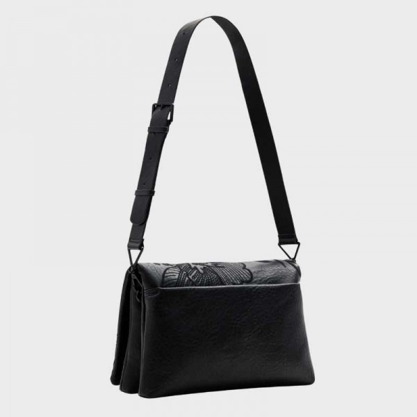 Desigual - Sac bandoulière brodé...