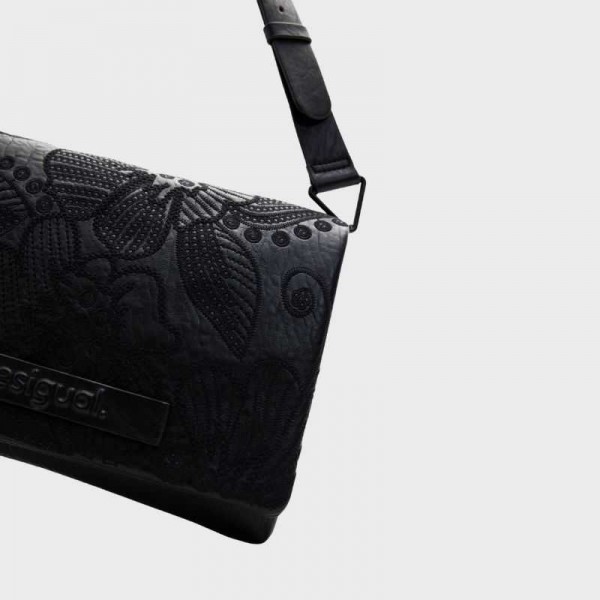 Desigual - Sac bandoulière brodé...
