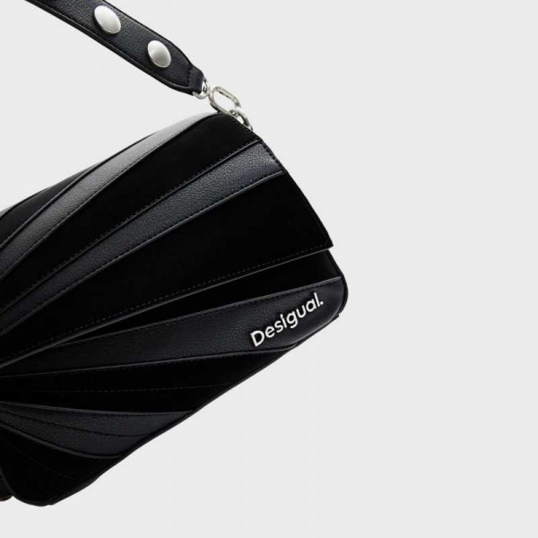 Desigual - Sac patchwork texturé...