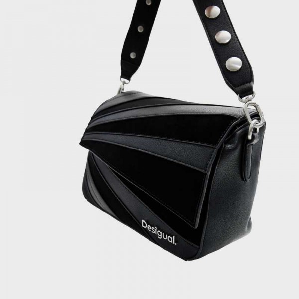 Desigual - Sac patchwork texturé...